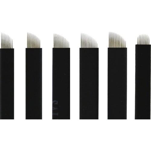 Extremely Thin 0.18mm Nano blades microblading needles Permanent Makeup Eyebrow Tattoo Needle Blade Microblade 3D Embroidery