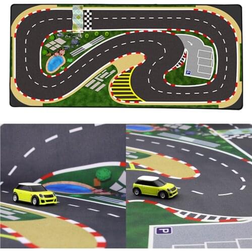 1/76 RC Car Race Track Set Boy Kids Toy for Different Mini Scale RC Car