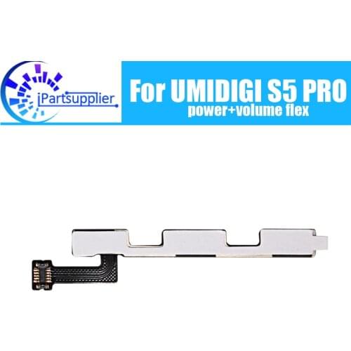 UMIDIGI S5 PRO Side Button Flex Cable 100% Original Power + Volume button Flex Cable repair parts for UMIDIGI S5 PRO
