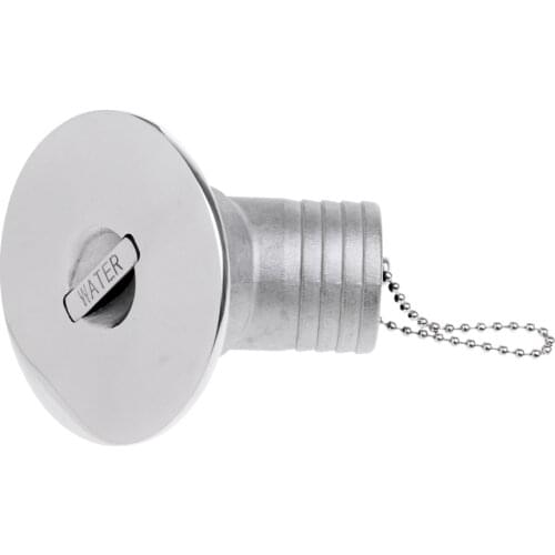 Boat Marine Deck Fill Filler Keyless Cap Gas Fuel Tank 316 Stainless Steel