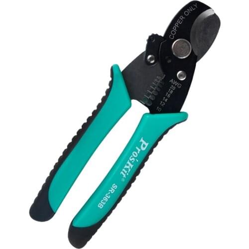 SR-363B Multifunction Rotary Coax Coaxial Cable Cutter Tool 14/1210/8 AWG Wire Stripper