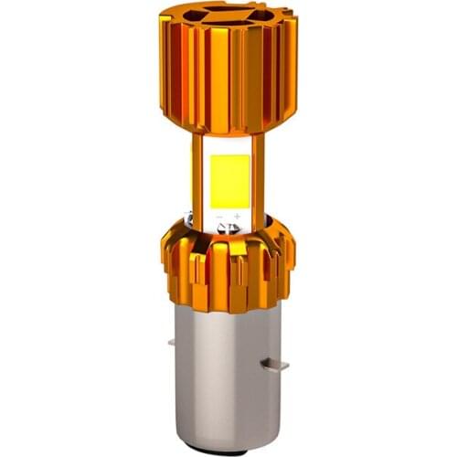 Motorcycle electric car headlights LED double claws three claws four-sided luminous headlights