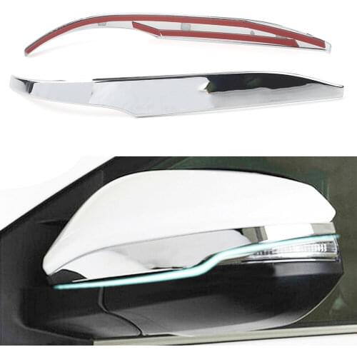 ABS Chrome Car Rearview Side Mirror Decorate Cover Trim For Toyota RAV4 2014 2015 2016 2017 2018