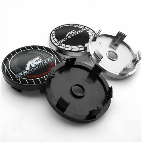 4PCS 56+60mm Car Wheel Center Hub Caps Sticker Decal Car Styling For BMW AC Schnitzer M E46 E39 E36 E34 X1 X3 X5 X6 Accessories