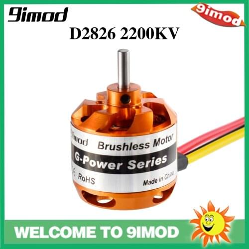 New Arrival 9imod D2826 Brushless Motor 2200KV 2-3S For RC Aircraft Multi-copter Outrunner Motor