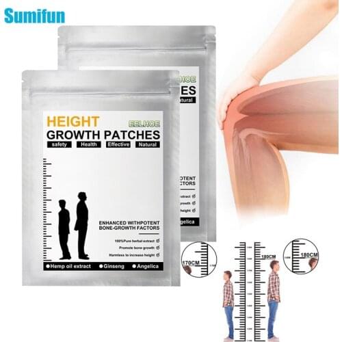 24pcs Foot Patch Height Enhancer Plaster Grow Taller Increase Height Growth Naturally Herbal Stickers For Adults And Juvenile