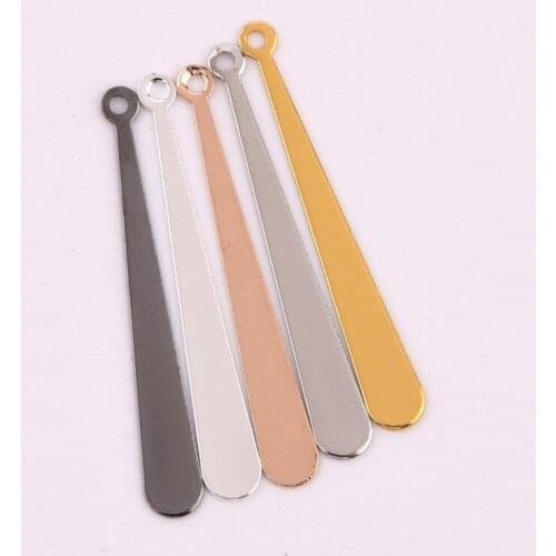 DIY handmade retro copper jewelry accessories single hanging drop-shaped copper material necklace pendant accessories