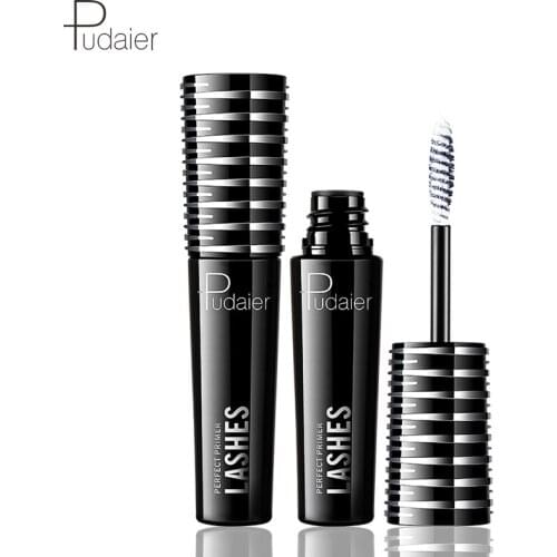 Pudaier makeup eyelash fiber curling thick lengthening mascara eyelash extension fiber waterproof dry mascara primer PD059