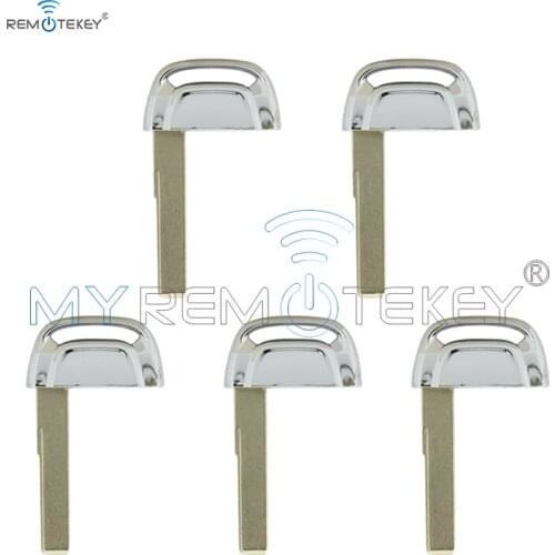Remtekey 5pcs for Audi A4 S4 A5 S5 Q5 key blade replacement Smart remote key blade insert