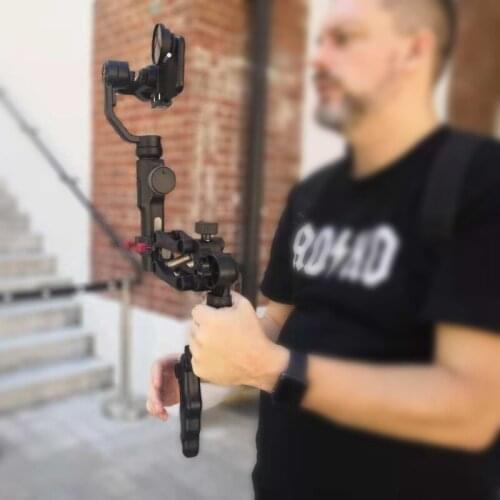 Z Axis Handle Grip Shock Absorption Spring Dual Handle Grip Gimbal Hold Arm for All Stabilizer Gimbal