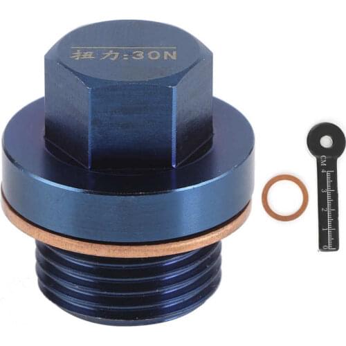 Oil Pan Drain Plug Screw Super Magnetic Bolt M18x1.5 Thread Fit for Porshe Panamera / Macan / Cayenne Car accessories