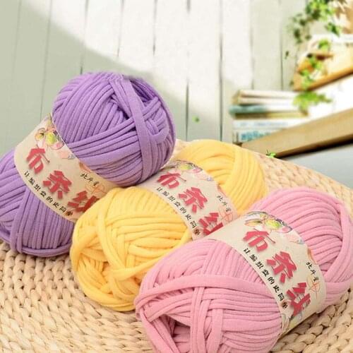 Crochet Wool Carpet Scarf Yarn Scarf Weave HandCrafts 100g Cotton Handbag Thread Scarf Knitting Chunky Knitted