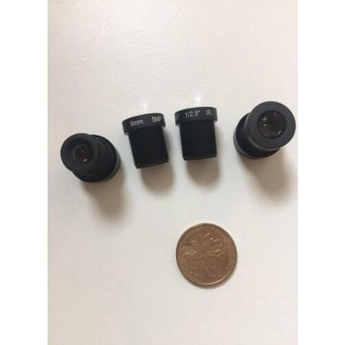 1 / 2.5, 8mm wide angle monitoring lens, 5MP tachograph lens, hunting camera lens, aerial camera lens, M12 motion camera lens