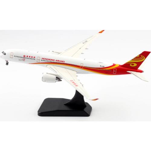 1:400 Scale Hong Kong Airways A350-900 Airlines Model with Base Alloy Aircraft For Collectible Souvenir Show Gift Toys