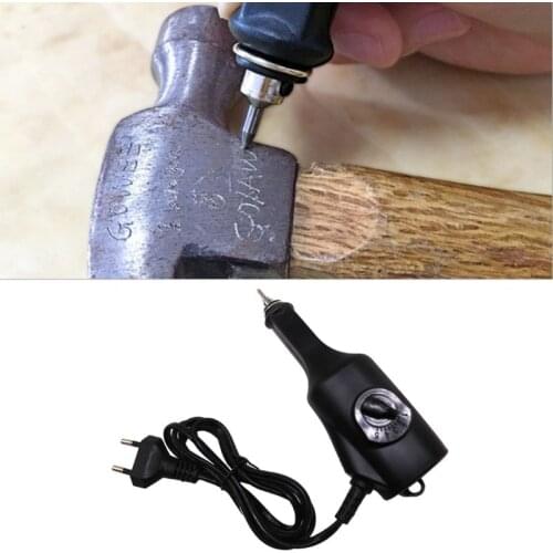 220V Electric Engraving Carving Pen Plotter Machine Chisel Tips on Metal Wood