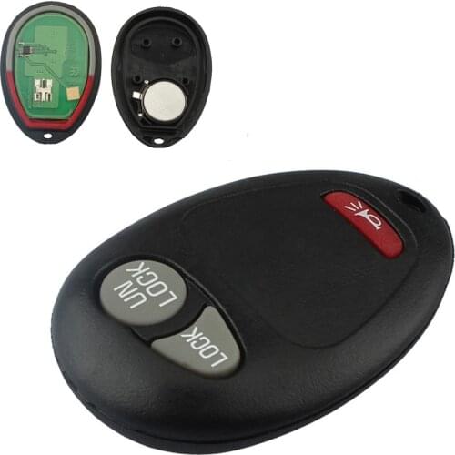 3 Buttons 315MHz Auto Car Keyless Entry Remote Key Fob Transmitter Clicker Beeper Alarm for Chevrolet GMC Hummer Isuzu-2004-2012