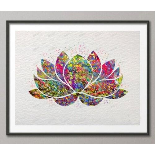 Diy Diamond Embroidery Lotus Flower Yoga Symbol 5D Diamond Painting Cross Stitch 3D Diamond Mosaic Decoration Christmas gift