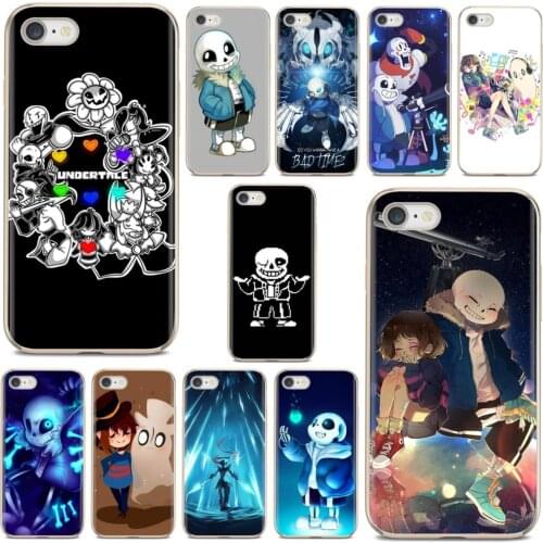 Undertale Sans and his puns Anime Game For Samsung Galaxy A10 A40 A50 A70 A3 A5 A7 A9 A8 A6 Plus 2018 2015 2016 2017 Soft Cover