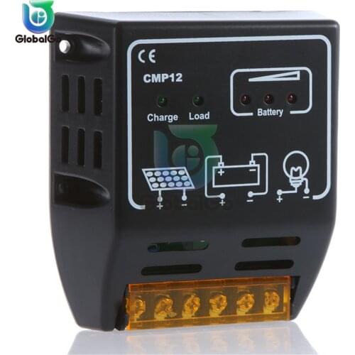 10A 12V 24V Auto Solar Charge Controller PWM Controllers Solar Panel Regulator