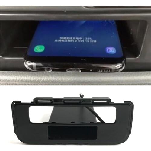 15W car QI wireless charger mobile phone charger fast charger charging case for Mitsubishi Outlander 2015 2016 2017 2018