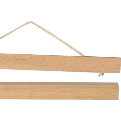 Wooden Picture Frame DIY Photo Poster Painting Pictures Magnetic Hanging for Home Office Museum Store Displaying A4 A3 Fits