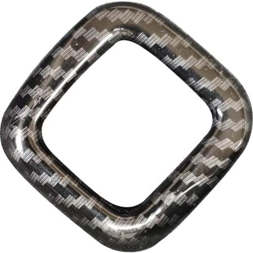 For Ford Ranger Everest Endeavor 2015+ Carbon Fiber Rear Light Switch Button Cover Trim Frame Decorator Car Accessories