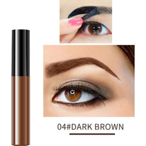 Eyebrow Enhancer Dye Cream Long-lasting Tattoo Henna Tint Pigment Eyes Professional Make Up Brown Eye Brow Gel No Logo
