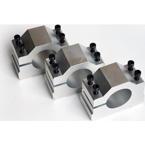 Spindle Motor Brackets 57/58/60/62/64/65/66mm clamp with screws for 0.3kw 0.4kw 0.5kw 0.6kw 0.8kw 1.5kw CNC machine spindle