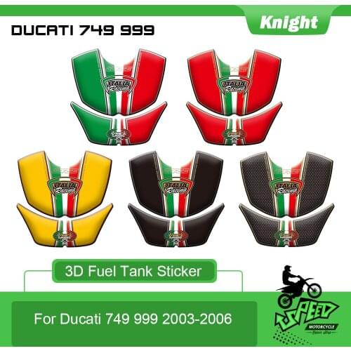 Motorcycle 3D non-slip fuel tank stickers fish bone stickers protection stickers fish bone stickers Ducati 749 999 2003-2006