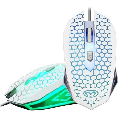 XQ USB Wired Mouse Backlit Computer Mouse Ergonomic Optical Mouse High Quality Fast Move Mouse Computer Mouse for Laptop Pc