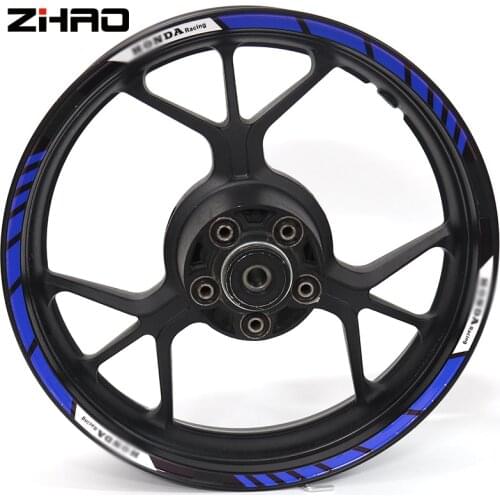 New high quality Fit Motorcycle Wheel Sticker stripe Reflective Rim For Honda GROM CBR250R CBR300R/CB300F/FA CBR500R/CB500F/X
