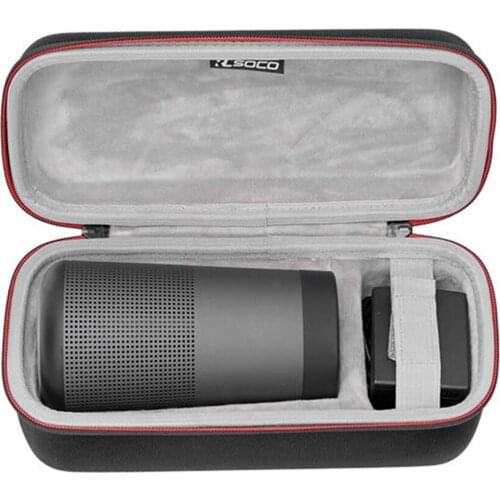 2018 New PU+EVA Protective Speaker Box Pouch Cover Bag Case For Bose SoundLink Revolve Bluetooth Speaker-Fit for Plug&Cables