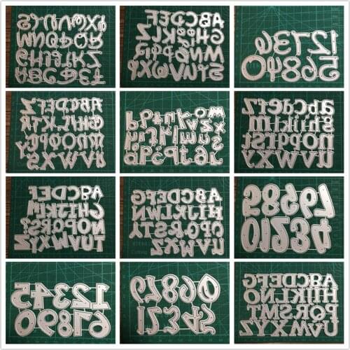 New Letter Dies Metal Cutting Dies Scrapbooking For Card Making Metal Craft Dies Alphabet Die Cuts Embossing