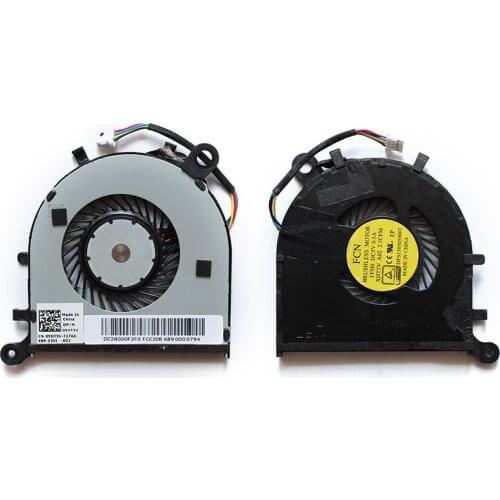 New Laptop Cooler CPU Cooling Quiet Fan Radiator For Dell XPS13 9343 9350 9360 DFS150505000T FFH0 0XHT5V XHT5V DC28000F2F0