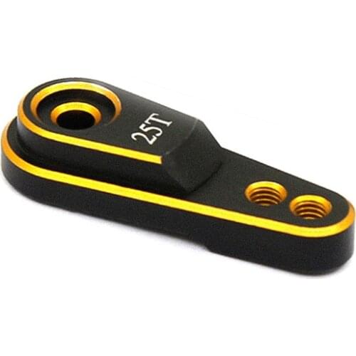 NEW Metal RC Car Aluminum Alloy Double Hole 25T Steering Servo Arm for RC Crawler Axial SCX10 TRX-4 MST Recat