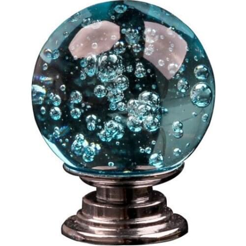 New Ball Crystal Cabinet Knobs and Handles Colorful Crystal Dresser Drawer Knobs Kitchen Handles Furniture Handle Hardware