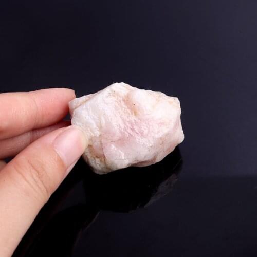1PC 20-200g Natural Stones Morganite Rough Pink Beryl Crystal Quartz Mineral Specimen For DIY Cutting Necklace Jewelry Making