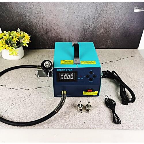 Hot Air SMD Rework Station Intelligent Digital Display BK870A 550W BGA Soldering Rework Station For Mortherboard Repair