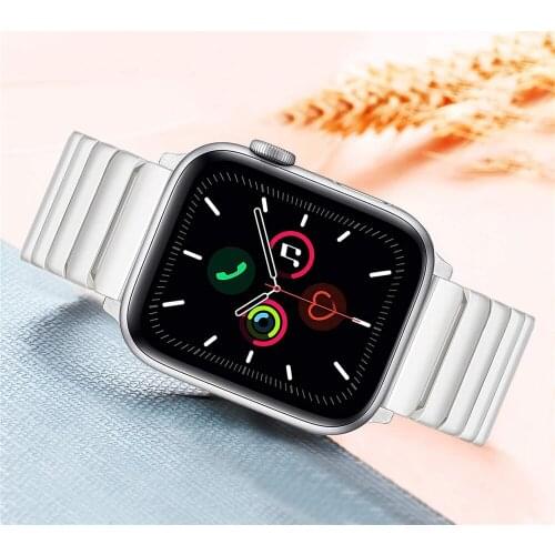 Correa for apple watch band Series 3 4 5 44mm 40mm 38mm 42mm pulseira for iwatch strap ceramic smart watch Bracelet watchbands