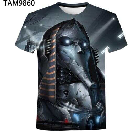 SONSPEE 3D Print Ancient king Tutanchamun Egyptian Mens T-shirt Eye of Horus T shirt Women Summer Casual Shirt Hip Hop Tops