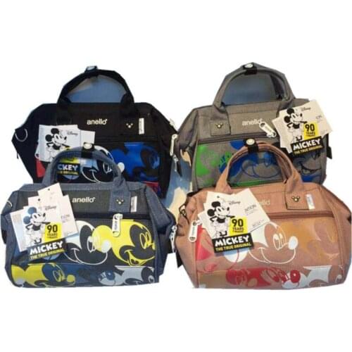 Disney Bags Mickey Mouse Minnie Mouse Diaper Backpack Mommy Bag Handbags for Women Baby Organizer Maternity Stroller Bag