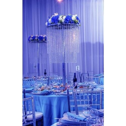 80cm Tall Crystal Table Centerpiece Wedding Decoration
