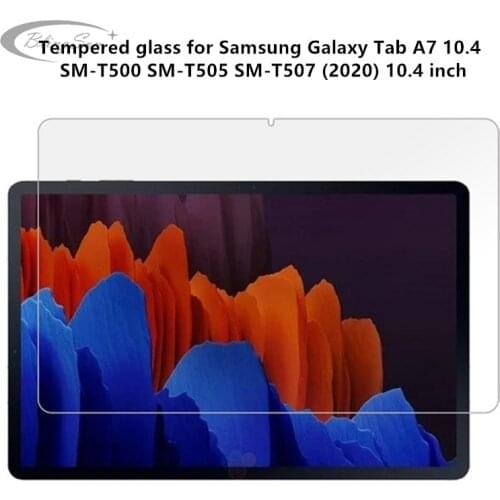 Tempered Glass Film For Samsung Galaxy Tab A7 10.4 2020 Screen Protector For Samsung SM-T500 T505 T507 10.4'' Tablet Guard Glass