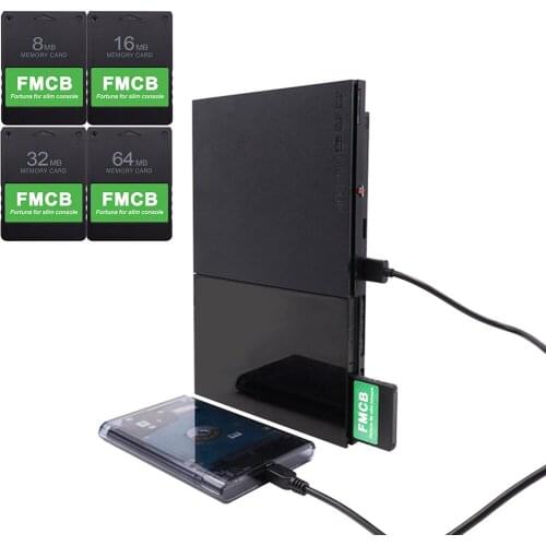 D08B Free Mcboot PS2 Memory Card for Slim Game Console SPCH-7 / 9xxxxx Series- FMCB Free Mcboot Your PS2 - Plug and Play