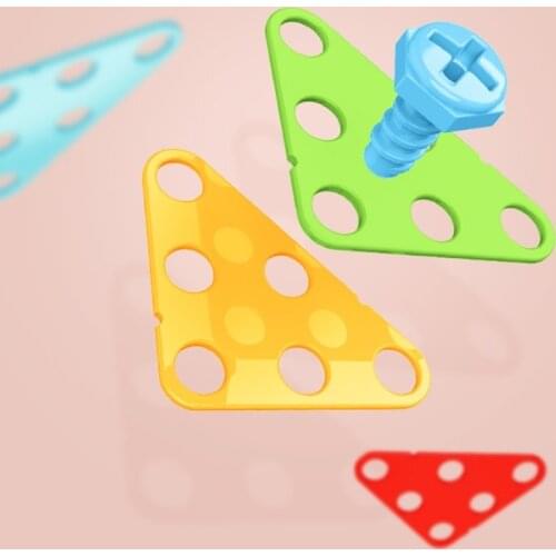 1Unit Brain Developmental Toy Plastic BPA-Free Electric Drill 3D Puzzle Education Building Montessori Construction Tool 69HE