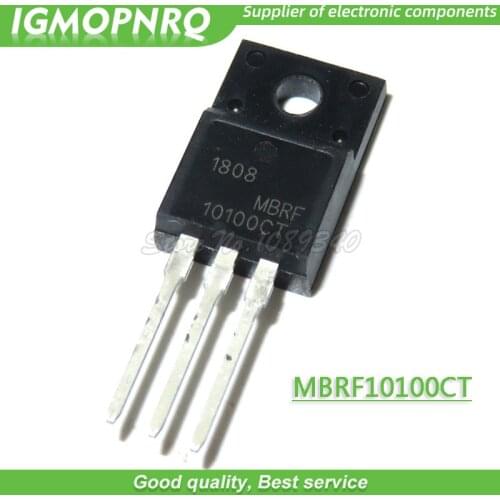 10pcs/lot MBRF10100CT 10100CT MBRF10100 TO-220F Schottky & Rectifiers 10 Amp 100 Volt Dual new original