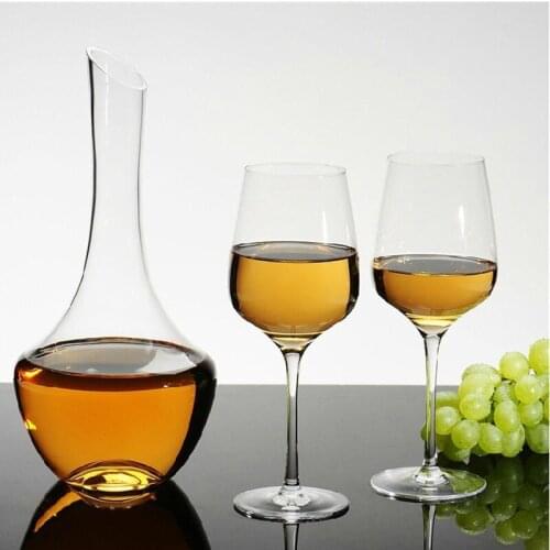 1500ml Big Belly Lead-Free Crystal Glass Wine Decanter Family Bar Practical Red Wine Exquisite Pourer Tool