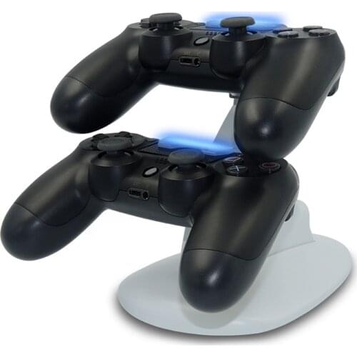 2021 USB Charging Dock Station Stand Game Controller Handle Dual Charger Power Cradle Dock for PS4/PS4 Slim Wireless