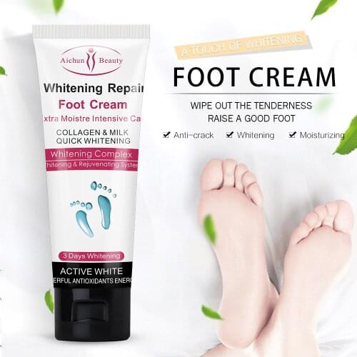 Aichun Whitening Cream For Hands And Feet Milk Repair Foot Cream Cracked Heel Cream Feet Footcream For Dry And Crack 100G