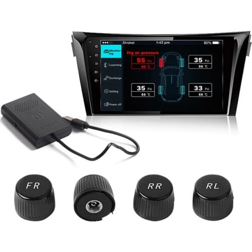 Car TPMS Android Tire Pressure Monitoring System for Android OS DVD Player USB Interface